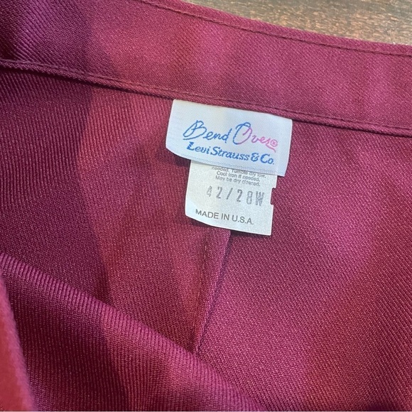 NWT Bend Over Levi Strauss & Co Vintage 1980’s Trouser Pants - Picture 9 of 10